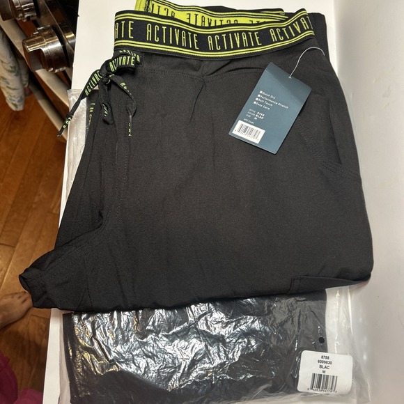 Med Couture Pants - NWT 2 Pairs Med Couture Activate Women's Jogger Scrub Pants 8758 Black Size Med